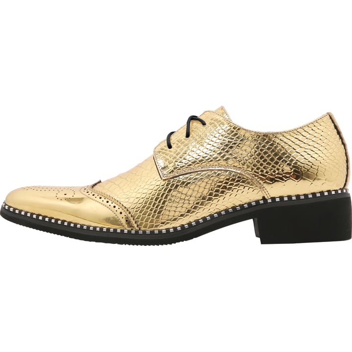 Sko multi croco gold Henk ter Horst guld